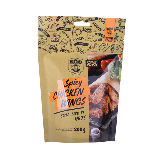 Laminated Material tear notch 1 mil poly bags heat sealed food packaging sealable food bags