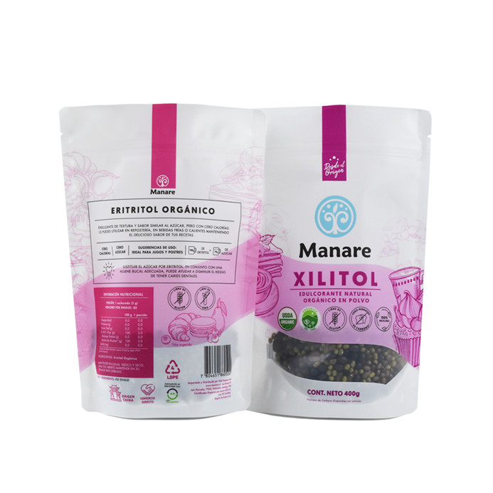 Colorful Printing Excellent Quality Stand Up Plastic Zipper Bag Packaging for Food