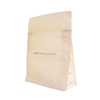 Flat bottom packaging compostable poly canada eco friendly packaging coffee pouch with zipper