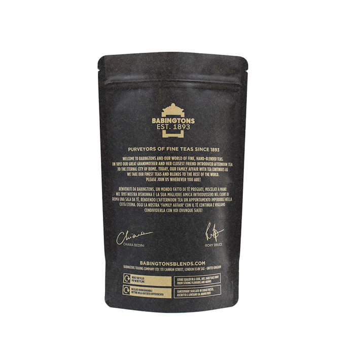 Wholesale custom compostable eco packaging design for tea leaves