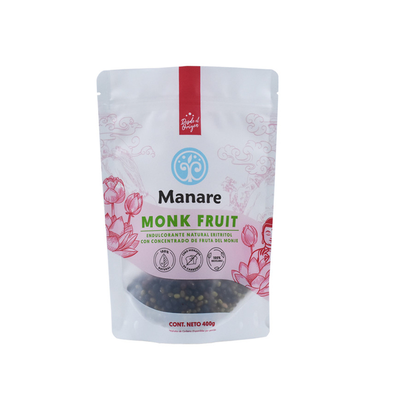 Good Quality Customized Print Stand Up Bulk Snack Resealable Bags