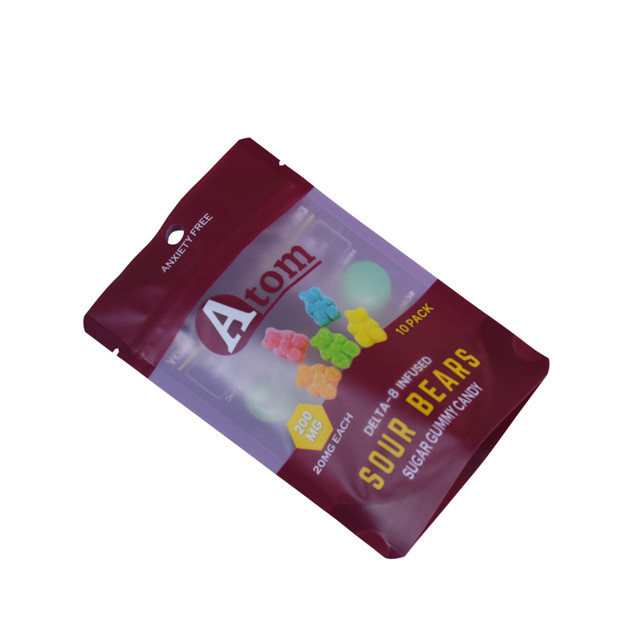 High Quality Laminated Material Environmental Food Ziplock Packaging with Tear Notch Australia 