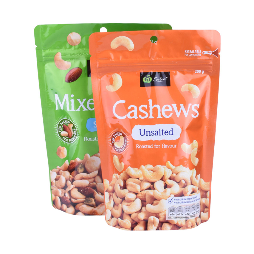 Best Price Natural Eco Friendly Stand Up Nuts Packaging Materials Wholesale