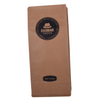 1kg flat bottom coffee bag brown kraft with one way valve