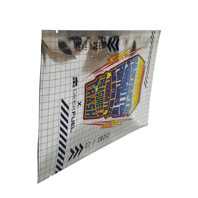 High Quality Laminated Aluminum Foil OEM Full Gloss Finish Flat Pouch