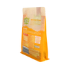 High Quality Personalized Logo Transparent flat bottom Plastic Ziplock Bag for Food