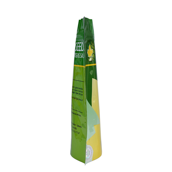 Custom stand up pouch plastic cellophane bags with ziplock for seed packing