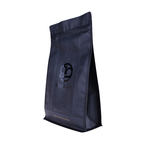 Sustainable ground coffee roasted packaging with valve