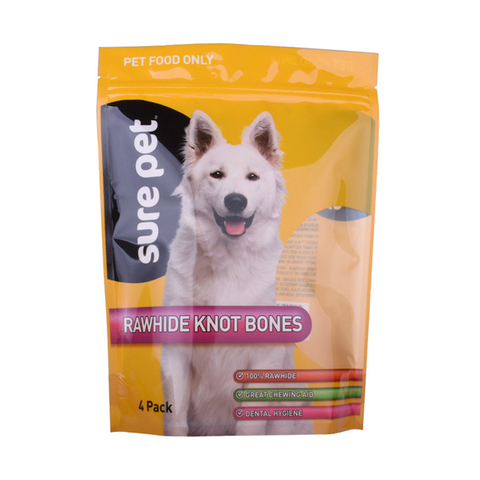 Food Grade Eco Friendly Recyclable Cat Dog Pet Food Pouch Packaging Stand Up Pouch With Zipper