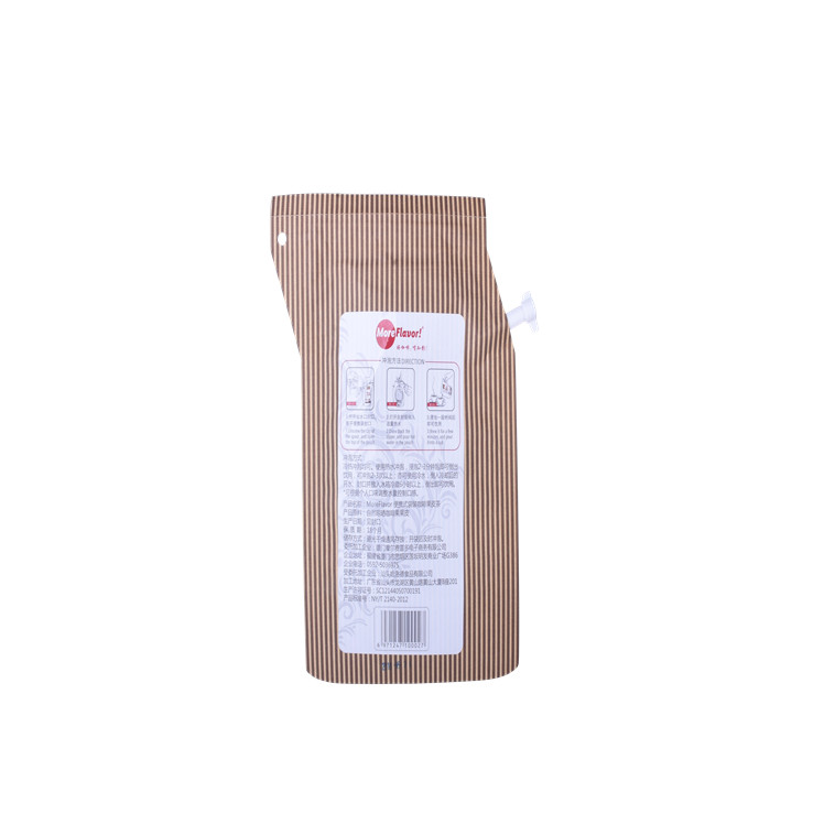 Bio PE Liquid Sachet Packaging Liquid Bag With Zipper