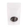Compostable white kraft coffee ziplock bag doypack biobased