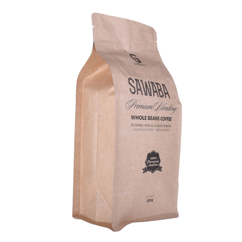 Recyclable Compostable Kraft Paper Bag Coffee Manufacturer
