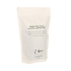 Resealable 8 Oz White Kraft Stand Up Pouch Packing Bags