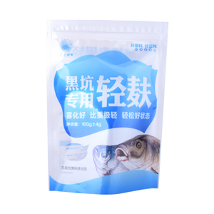 Sustainable materials fish food bag oragnic packaging pet food