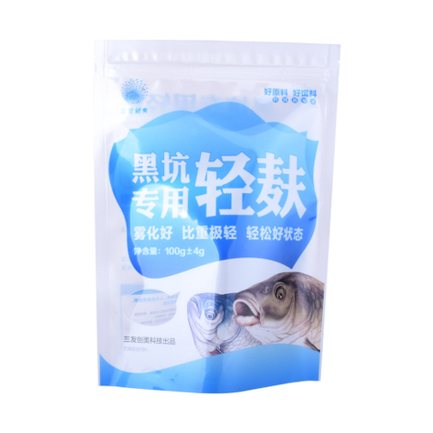 Sustainable materials fish food bag oragnic packaging pet food
