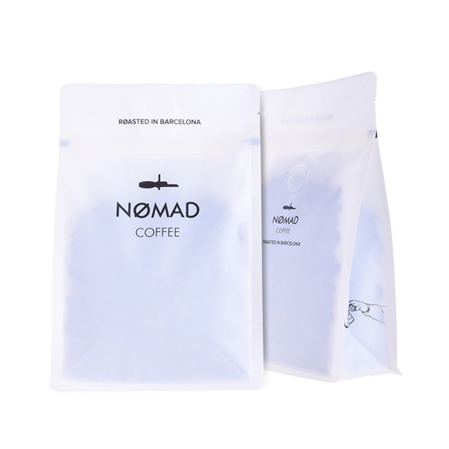 Eco friendly recycling coffee materials with box bottom wrapper