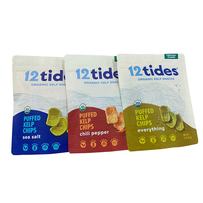 Customized Eco Friendly Bag for Dry Spices Packaging Bags Biodegradable And Compostable 