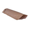 Bio-based Plastic Biodegradable Kraft Paper Ziplock Stand Up Bag Manufacturers