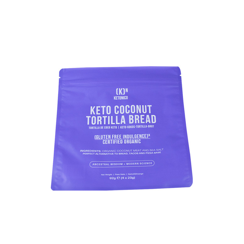 Custom Made Free Samples Biodegradable Plastic Stand Up Zipper Bag Manufacturing