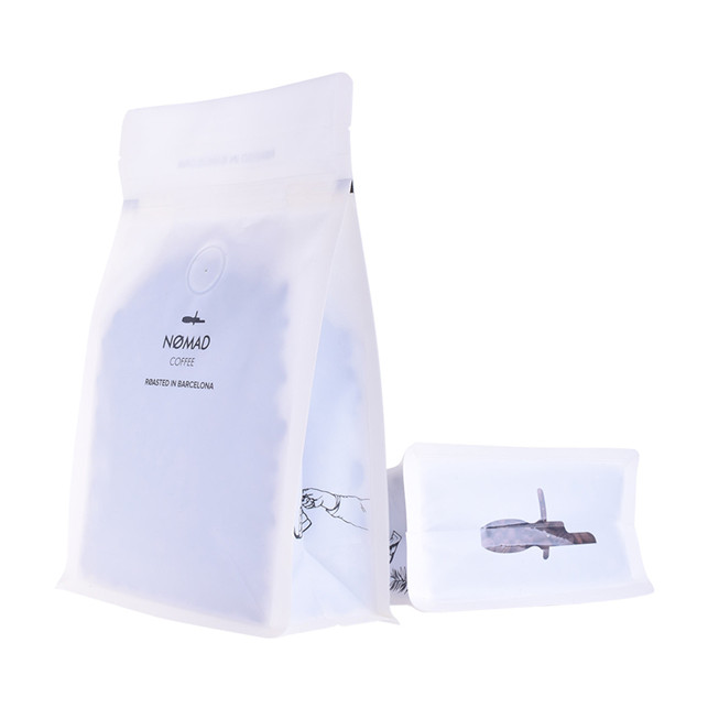 500g cafe packaging recyclable bag with side gusset
