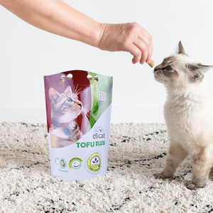 Certified Compostable Biodegradable Cat Food Bags with Double Hanging Hole Wholesale in Canada