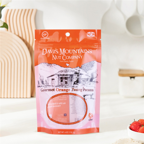 Food Grade Premium Color Printed Digital Ziplock Paper Mixed Nuts Packaging with Window