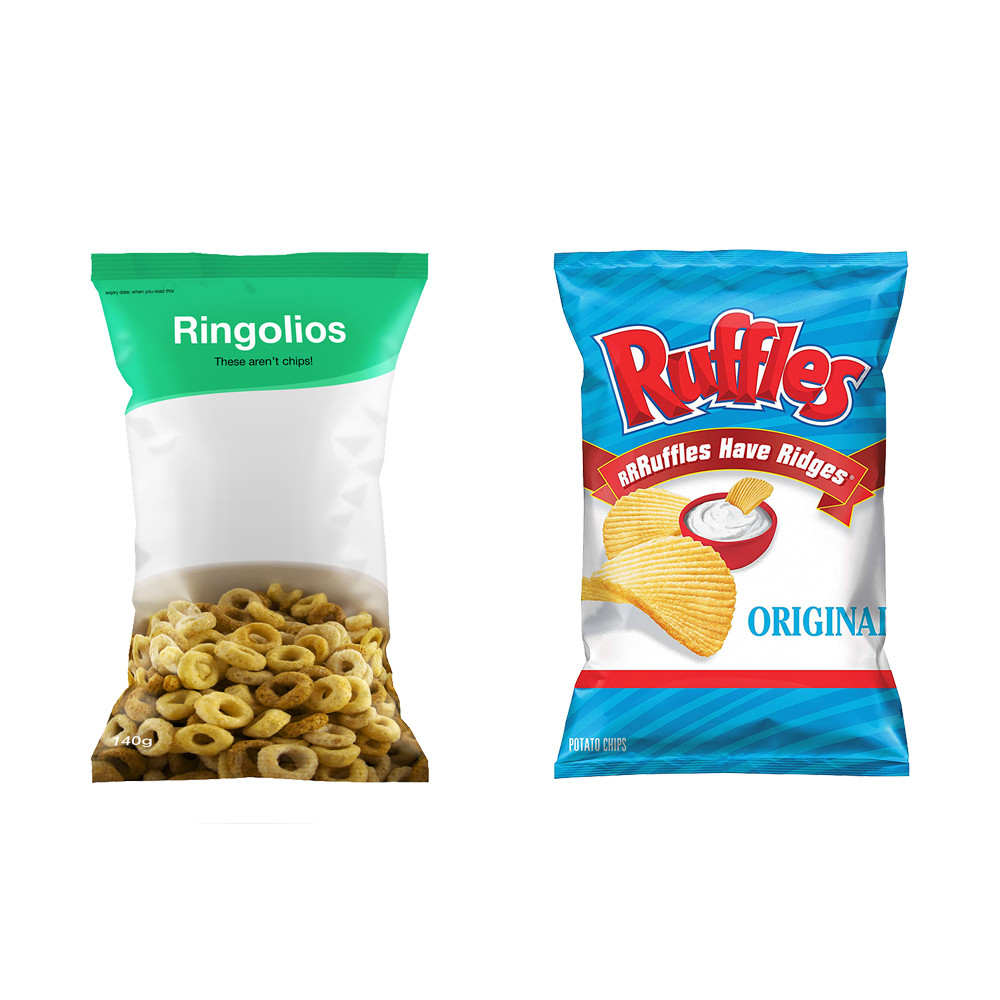 Retail Uv Spot Back Seal Jordan Chip Bag