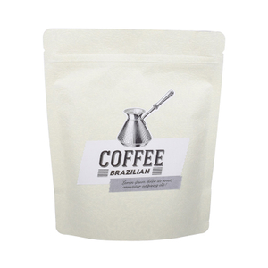Resealable Ziplock Embossing Compostable coffee Pouch Packaging
