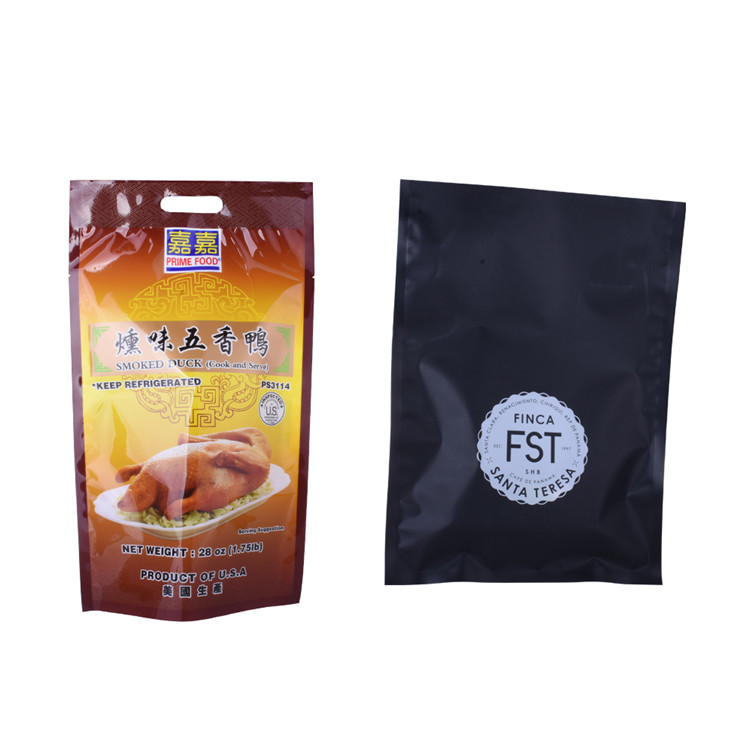 New Style Embossing Food Bags Sealable Vacuum Seal Bags Eight Side Seal Food Packaing