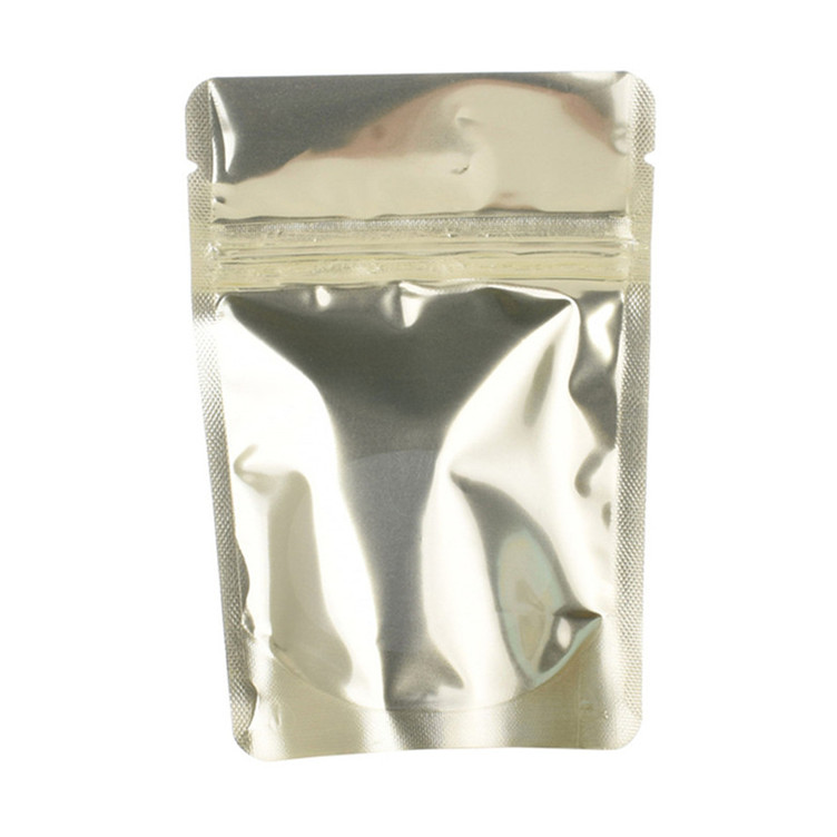 Customized Logo U Bottom Seal Black Seed Bag