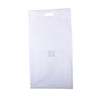Eco friendly green plastic pouch with handle heat sealed garment bag