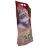 China Supplier Spot Gloss with Matte Compostable Plastic Film Zip Lock Pouch Pet Natural Food Packaging