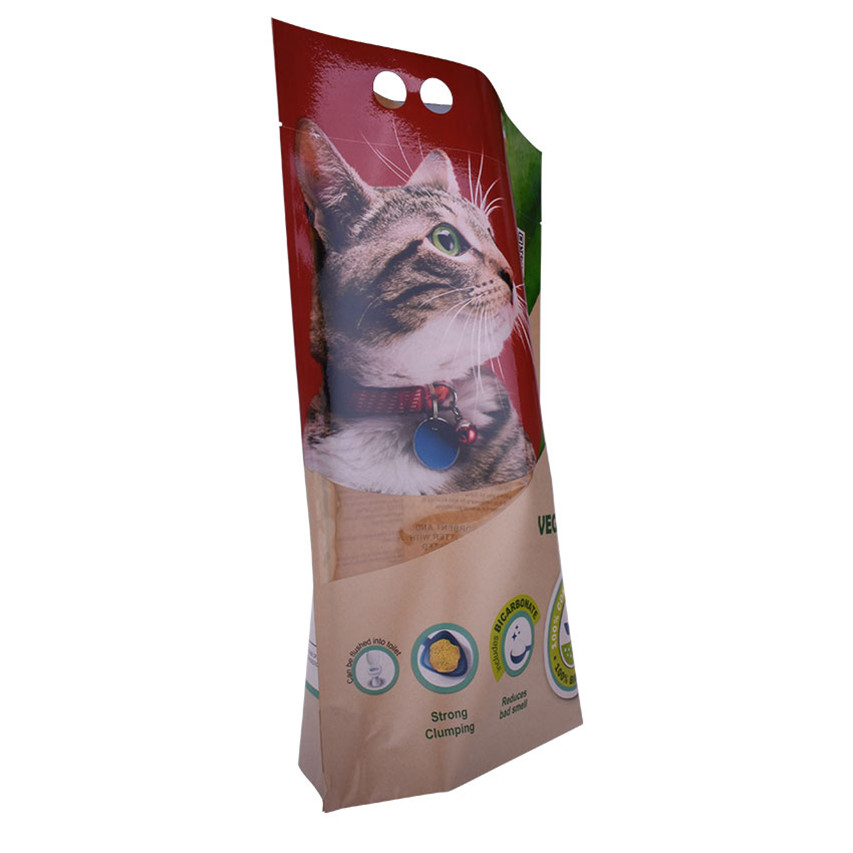 China Supplier Spot Gloss with Matte Compostable Plastic Film Zip Lock Pouch Pet Natural Food Packaging