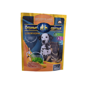 Flexible Packaging Varnishing Compostable Foil Stand Up Pouch Sizes Dog Food Dry Bag