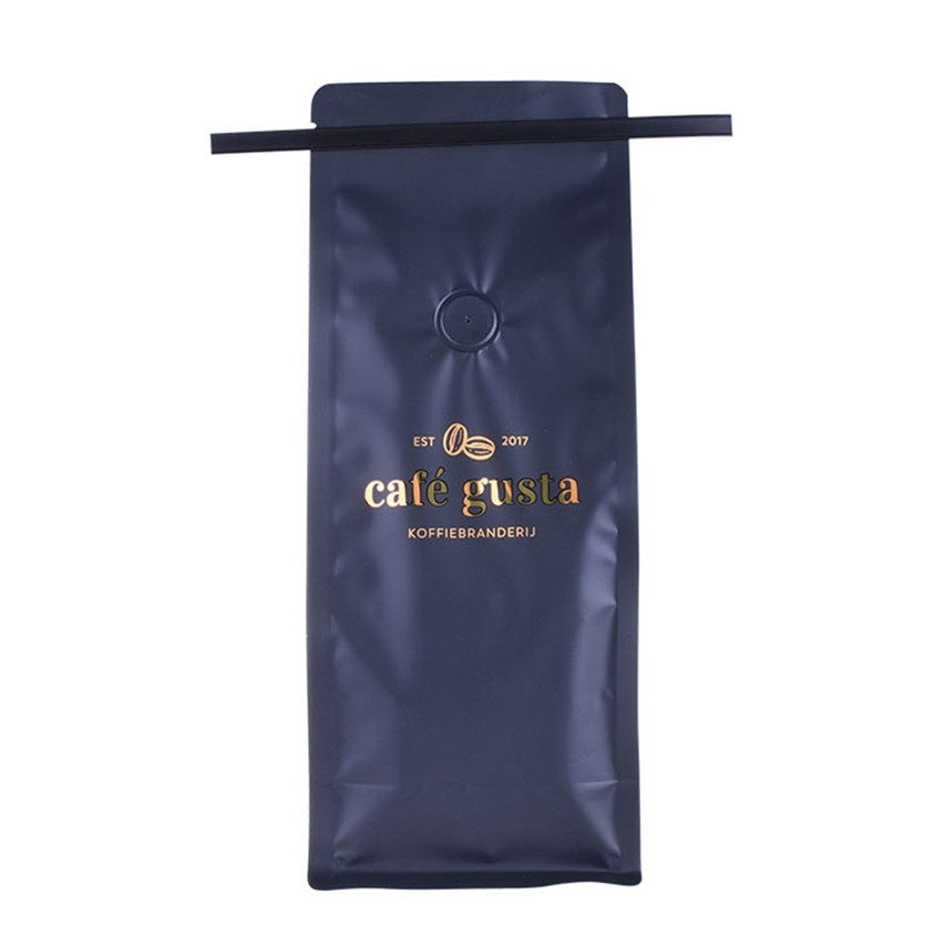 Exquisite Offset Printing Biodegradable Sachets Paper Resealable Bags Heat Seal Coffee Bag