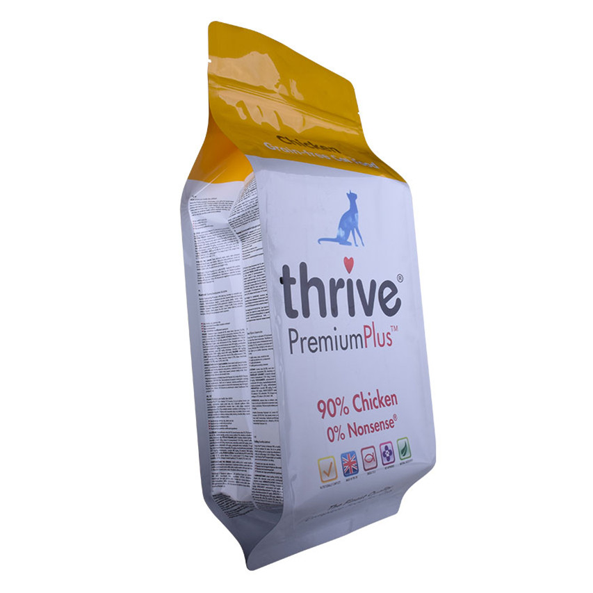 Matte Printing Gravure Printing Oxo Biodegradable Side Gusset Pouch Pet Food Bag with Ziplock