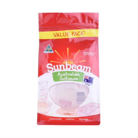Custom Printed Embossing Tea Sample Packaging side gusseted bags cashew nuts packaging pouch