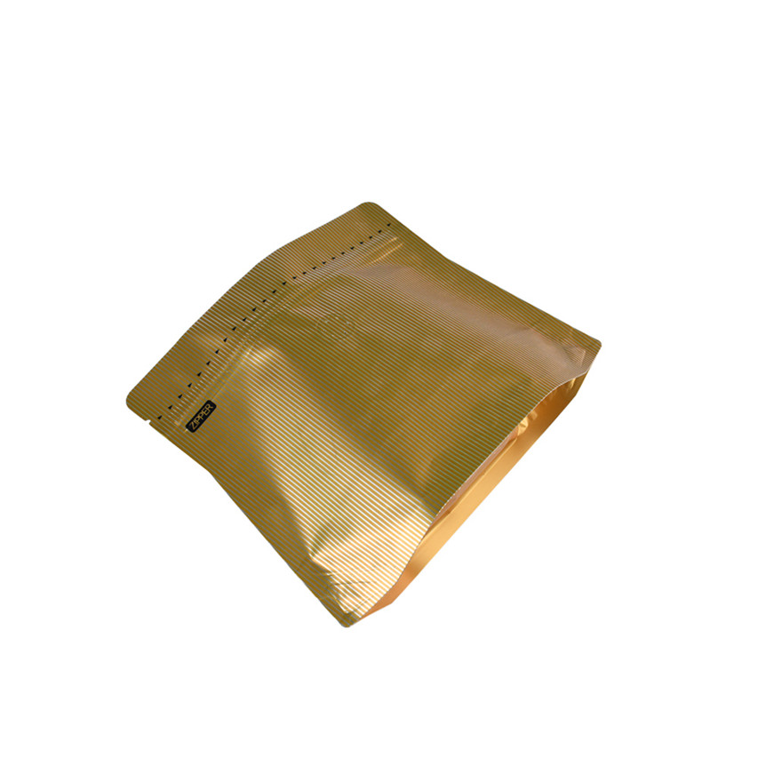 Fashion Back Seal Stand Up Pouch Ziplock Sustainable Packaging for Snacks Heat Seal Food Bags
