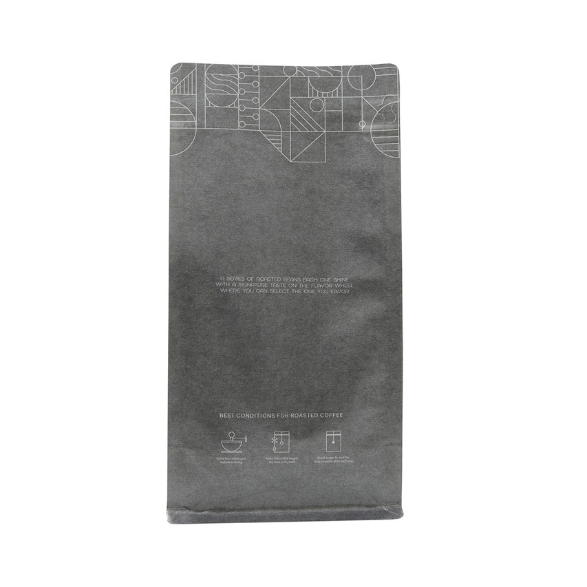 Reusable Easy Tear Biodegradable Packaging Manufacturer Zip Flat Bottom Pouch Custom Printed Coffee Bags