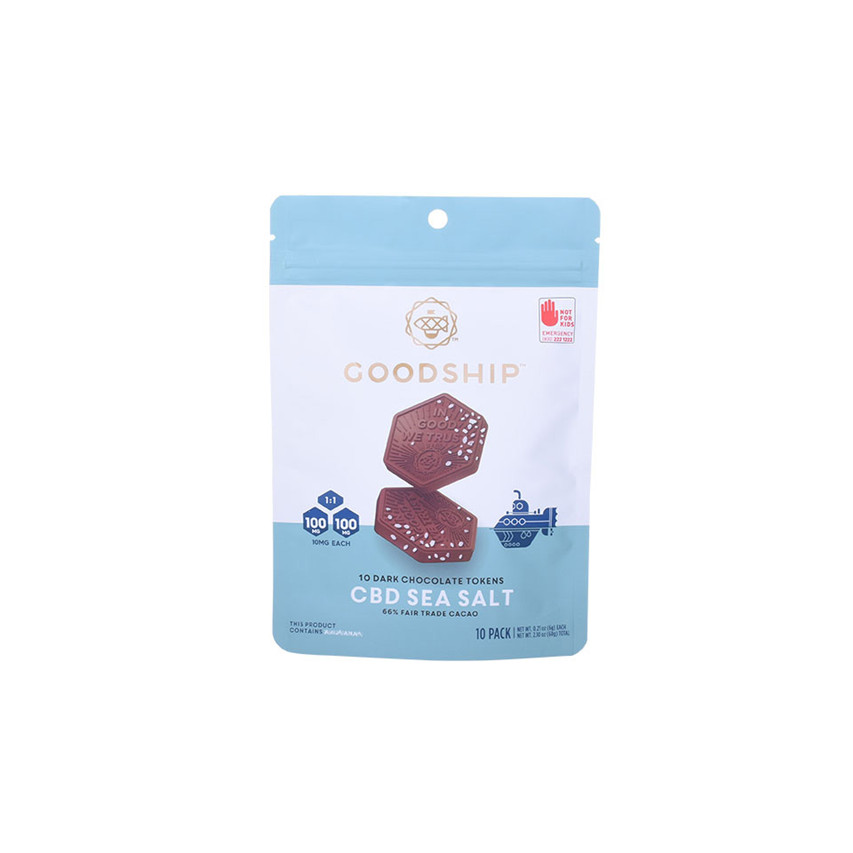 Custom Design Waterproof Biodegradable Stand Up Pouch Printed Packaging Childproof Zip Closure Pouch