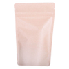 Newest Clear Window Kraft Stand Up Bag Kraft Zipper Bags Food Safe Pouches
