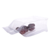 New Design Flat Bottom Kraft Window Bag Biodegradable Ziplock Bags Bulk Clear Food Packaging Bags