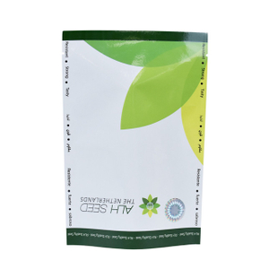 Laminated aluminum foil Matt Finish stand up barrier pouches near me grass seed 20kg bag seed manufacturers