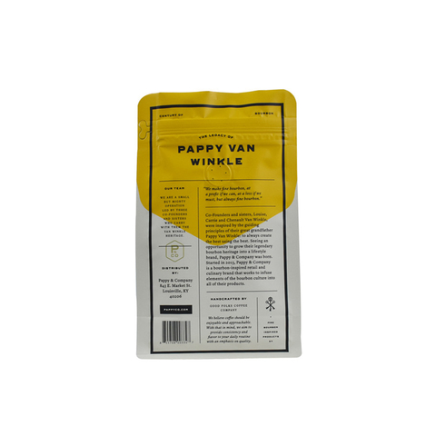 Copper Colour Plastic Stand Up Food Bag With resealable Zipper