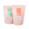 Cheap heat sealed lip and tape poly bags spice pouches Brown paper Spices Packaging
