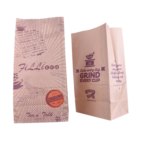 Food Ziplock Laminated Biodegradable Plastic Wrapping Resealable Paper Bags Coffee Bags with Zipper