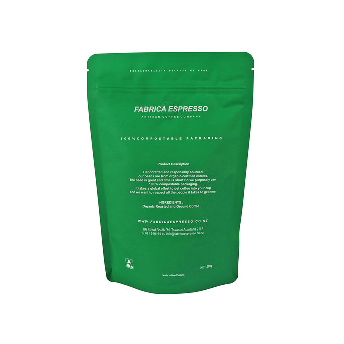 Heat Seal Reusable Custom Logo Eco Biodegradable Stand Up Pouch