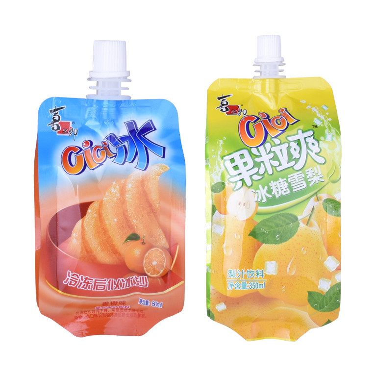 Free Samples New Style Excellent Recyclable Soft Drink Pouch