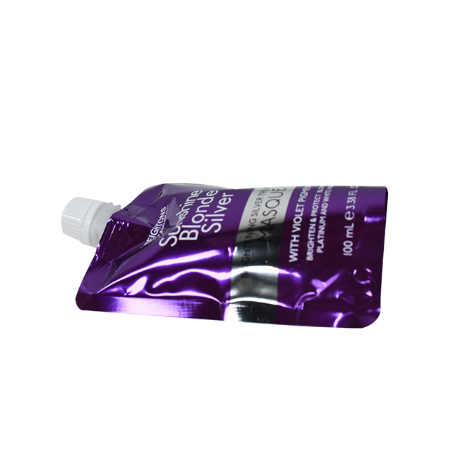 Laminated foiled stand-up pouch wholesale liquid pouches with spout
