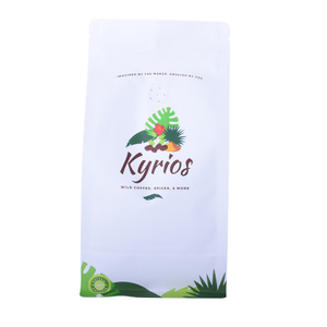 Best Price Compostable Creative Design Flat Bottom Coffee Bag with Valve